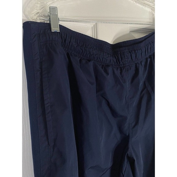 Vintage Nike Mens Breakaway‎ Basketball Pants Snap XL Navy Blue Red - Grey Tag - Picture 6 of 11